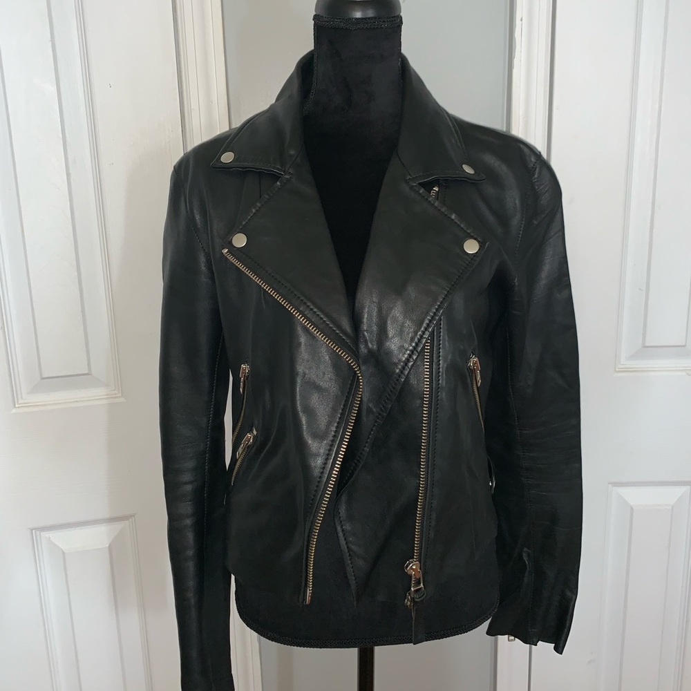 AUTHENTIC Mackage leather jacket Sz Xs